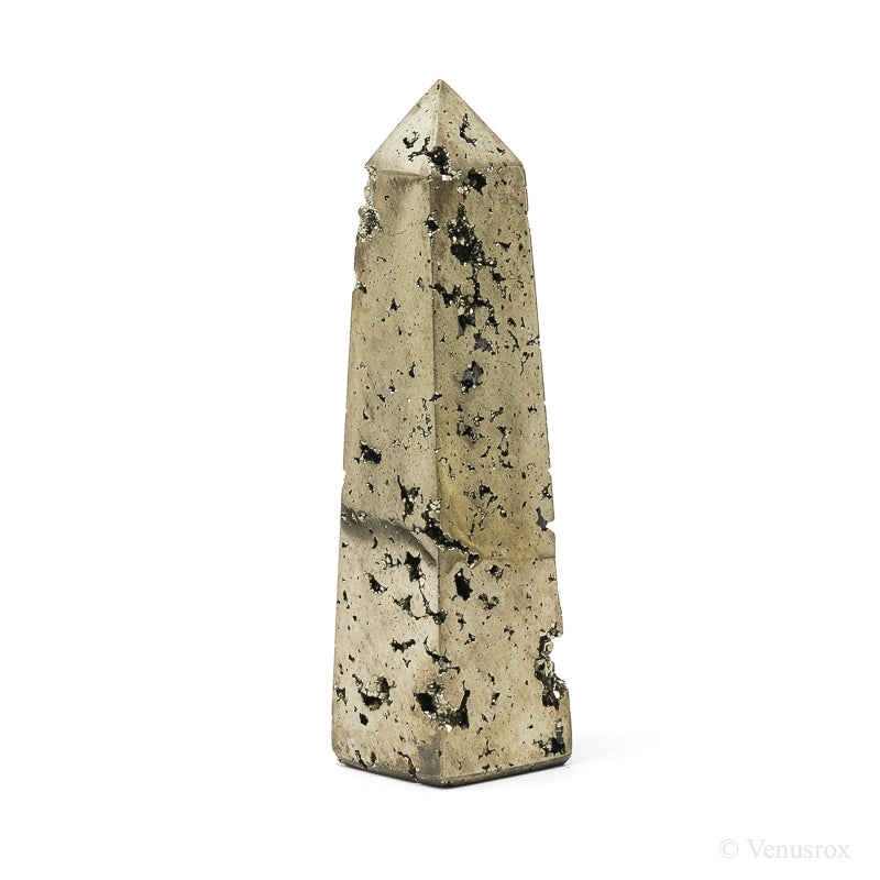 Pyrite Polished/Natural Geode Point from Peru | Venusrox