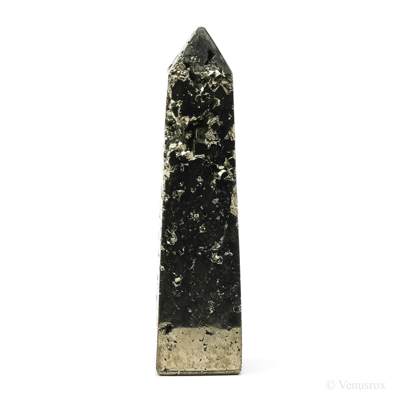 Pyrite Polished/Natural Geode Point from Peru | Venusrox