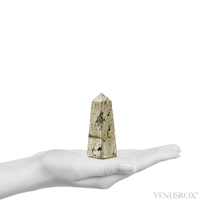 Pyrite Polished/Natural Geode Point from Peru | Venusrox