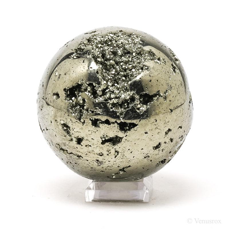 Pyrite Geode Sphere from Peru | Venusrox