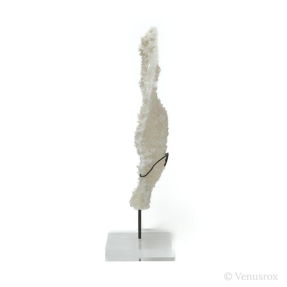 Stilbite on micro-Apophyllite Natural Cluster from Maharashtra, India mounted on a bespoke stand | Venusrox