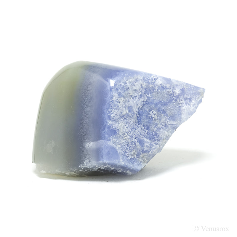 Blue Chalcedony Polished\Natural Crystal from Chikwawa, Malawi | Venusrox