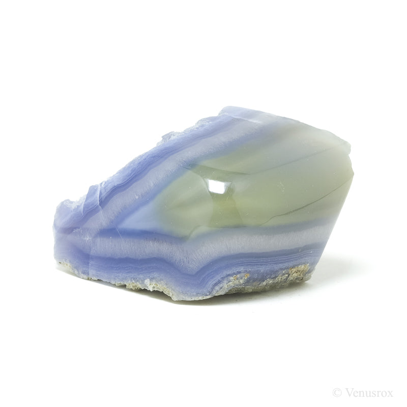 Blue Chalcedony Polished\Natural Crystal from Chikwawa, Malawi | Venusrox