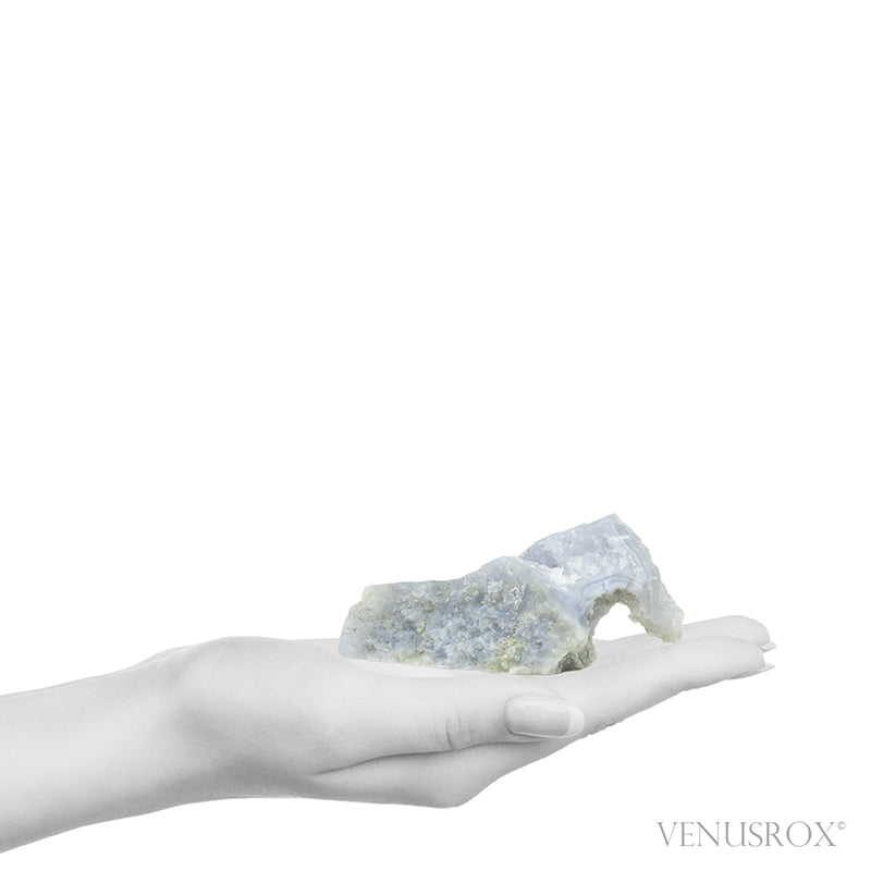 Blue Chalcedony Polished\Natural Crystal from Chikwawa, Malawi | Venusrox