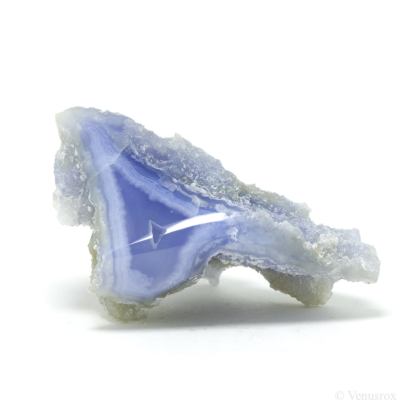 Blue Chalcedony Polished\Natural Crystal from Chikwawa, Malawi | Venusrox