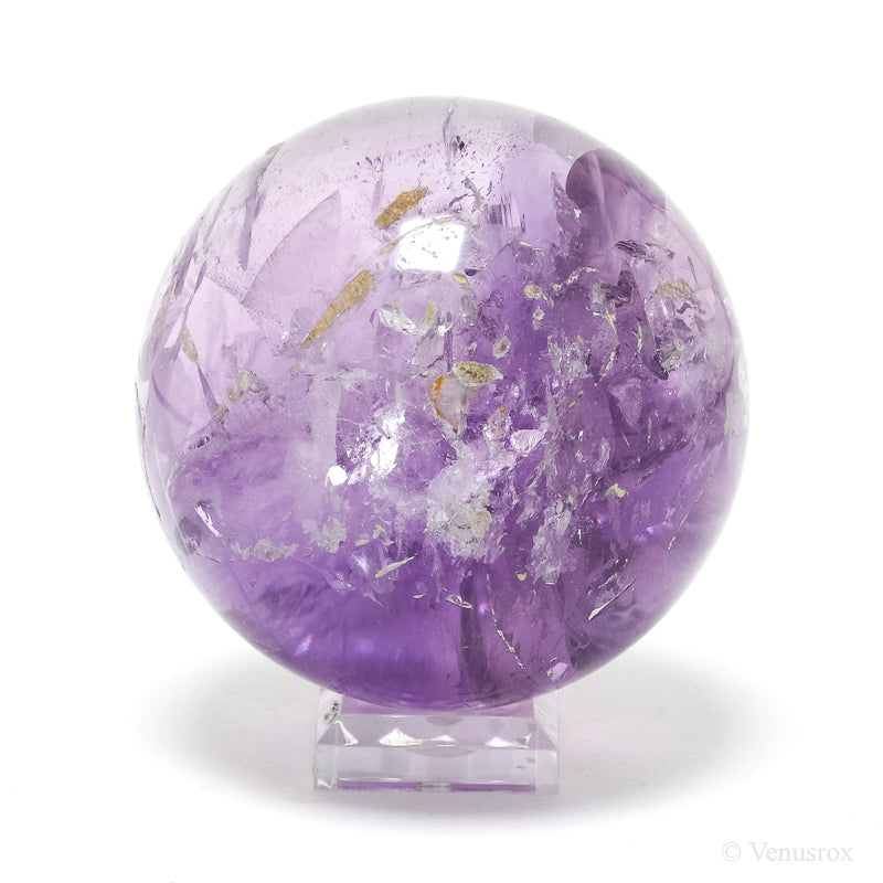 Amethyst Phantom Polished Sphere from Brazil | Venusrox