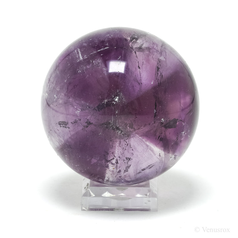 Amethyst Phantom Polished Sphere from Brazil | Venusrox
