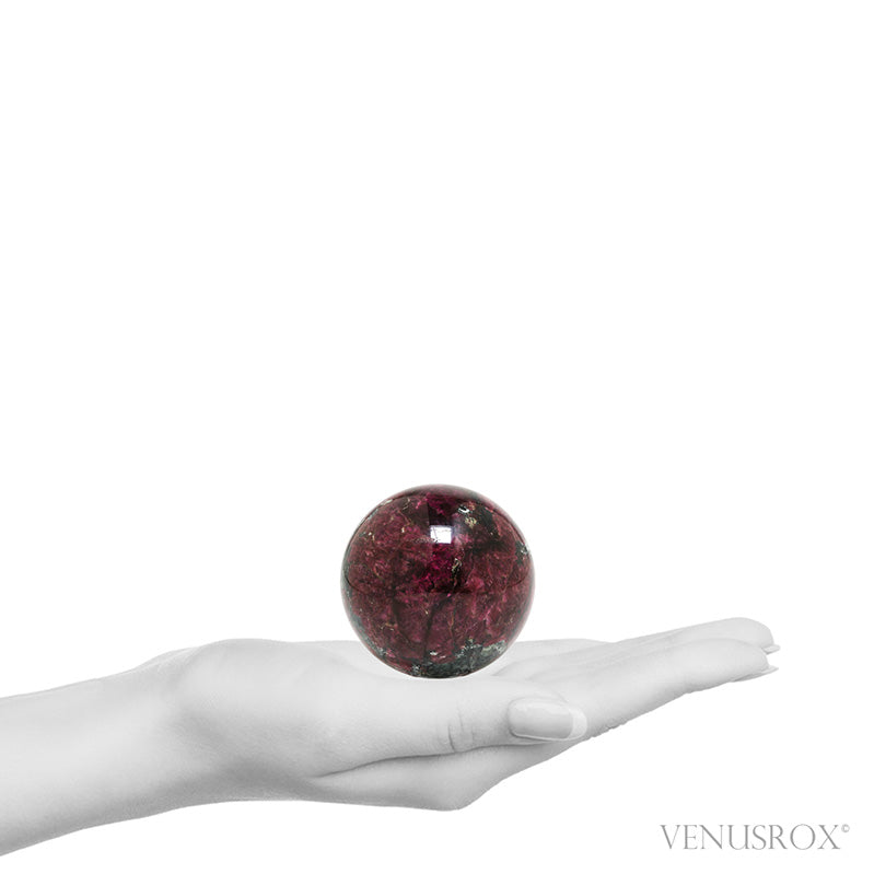 Eudialyte with Aegirine and Nepheline Polished Sphere from Kola Peninsula, Russia | Venusrox