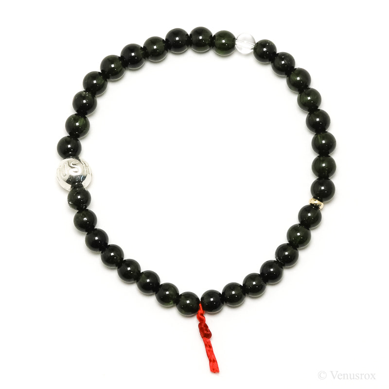 Green Tourmaline Bead Bracelet from Brazil | Venusrox