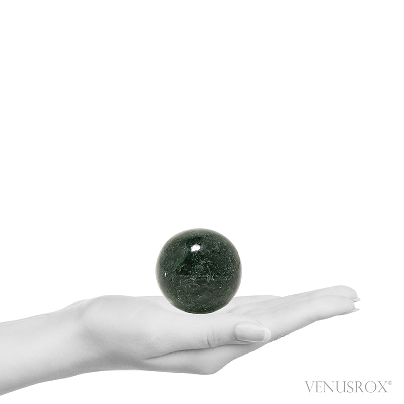 Moss Calcite Polished Sphere from India | Venusrox