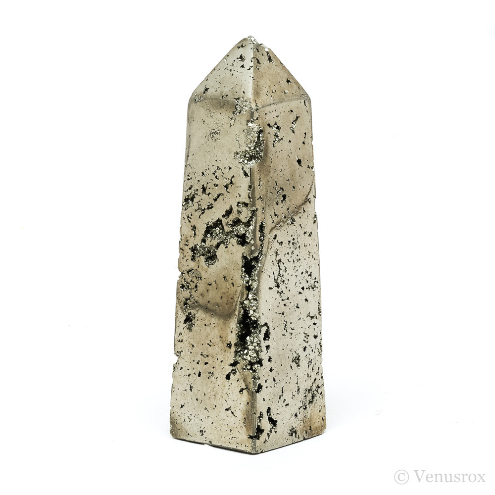 Pyrite Polished/Natural Geode Point from Peru | Venusrox