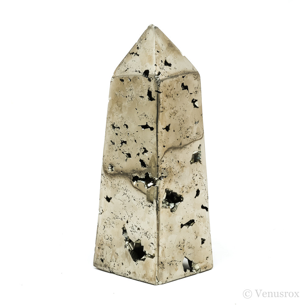 Pyrite Polished/Natural Geode Point from Peru | Venusrox