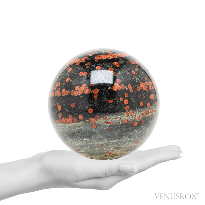 Peanut Obsidian Polished Sphere from Alamos, Sonora, Mexico | Venusrox