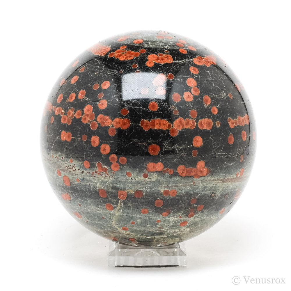 Peanut Obsidian Polished Sphere from Alamos, Sonora, Mexico | Venusrox