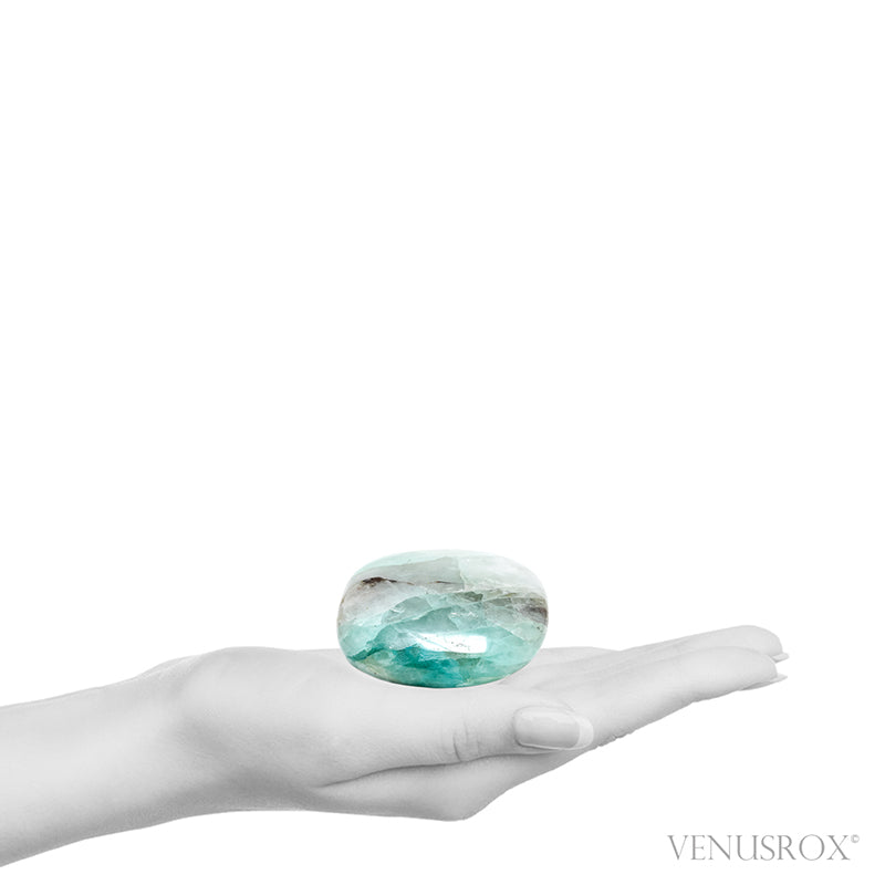 Chrysocolla in Quartz Polished Crystal from Peru | Venusrox