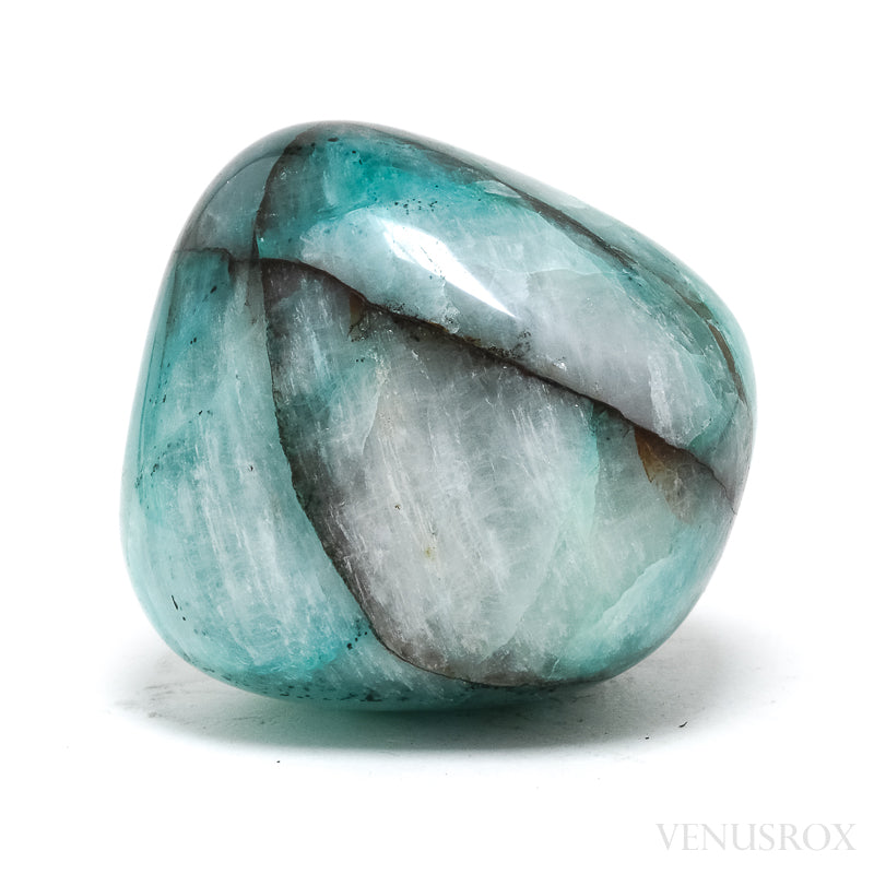Chrysocolla in Quartz Polished Crystal from Peru | Venusrox