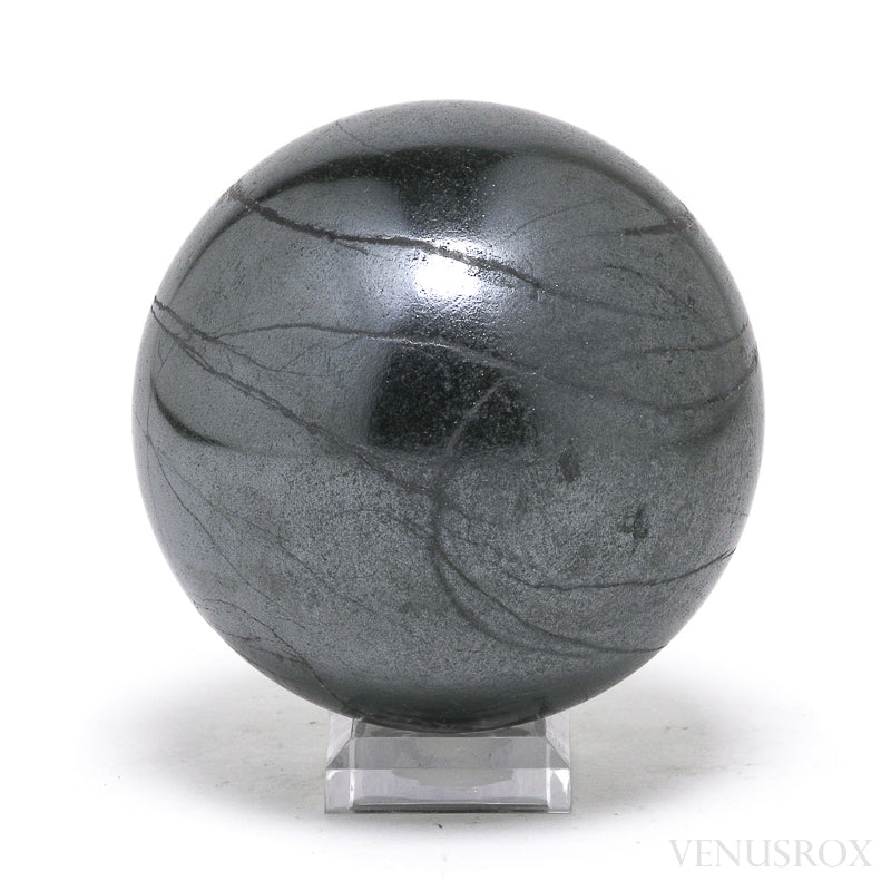 Hematite Polished Sphere from Brazil | Venusrox