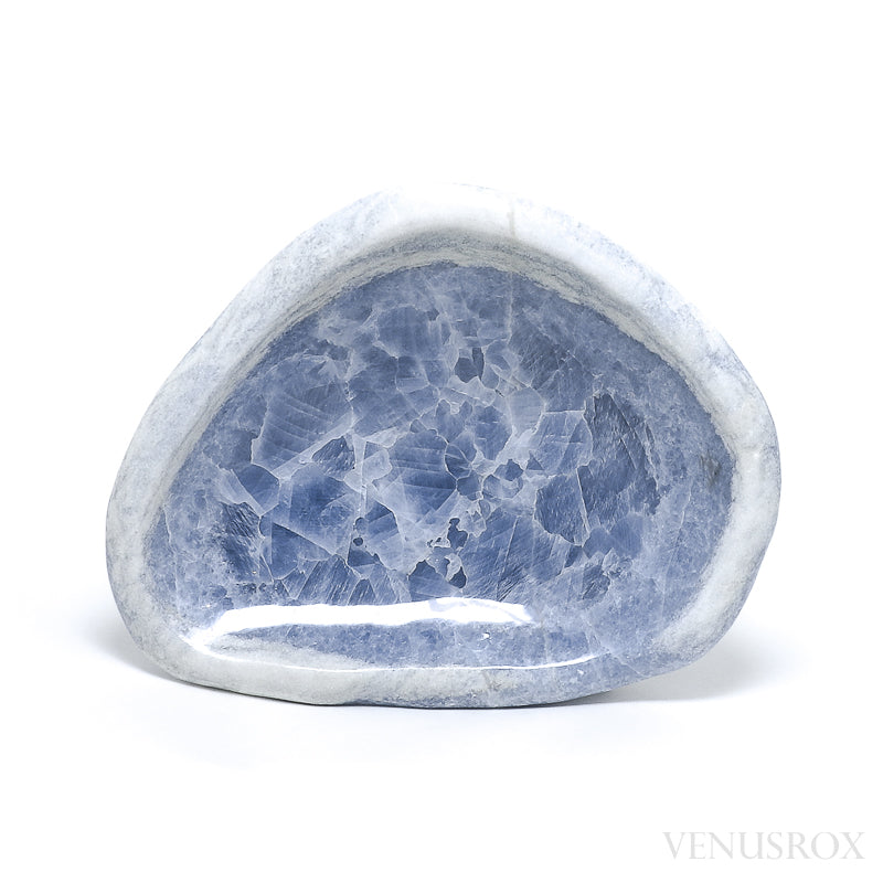 Blue Calcite Polished Bowl from Madagascar | Venusrox
