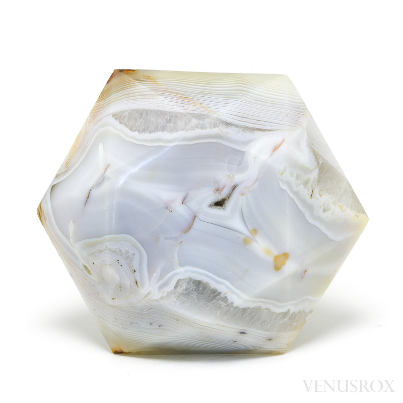 Agate with Quartz Polished Crystal from Madagascar | Venusrox