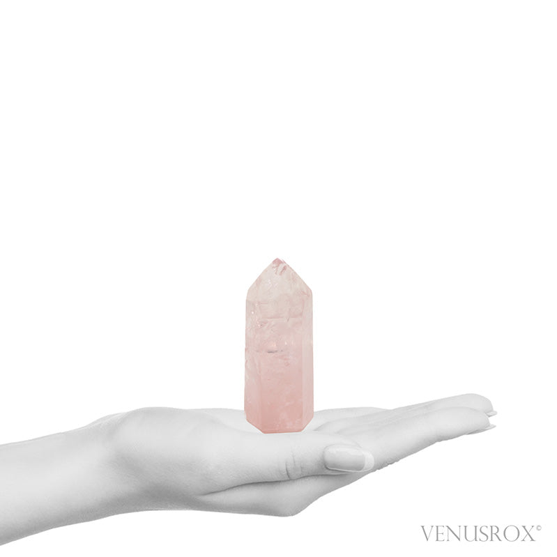 Rose Quartz Polished Point from Brazil | Venusrox