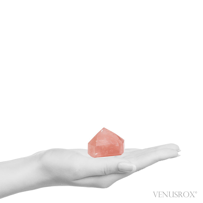 Rose Quartz Polished Point from Brazil | Venusrox