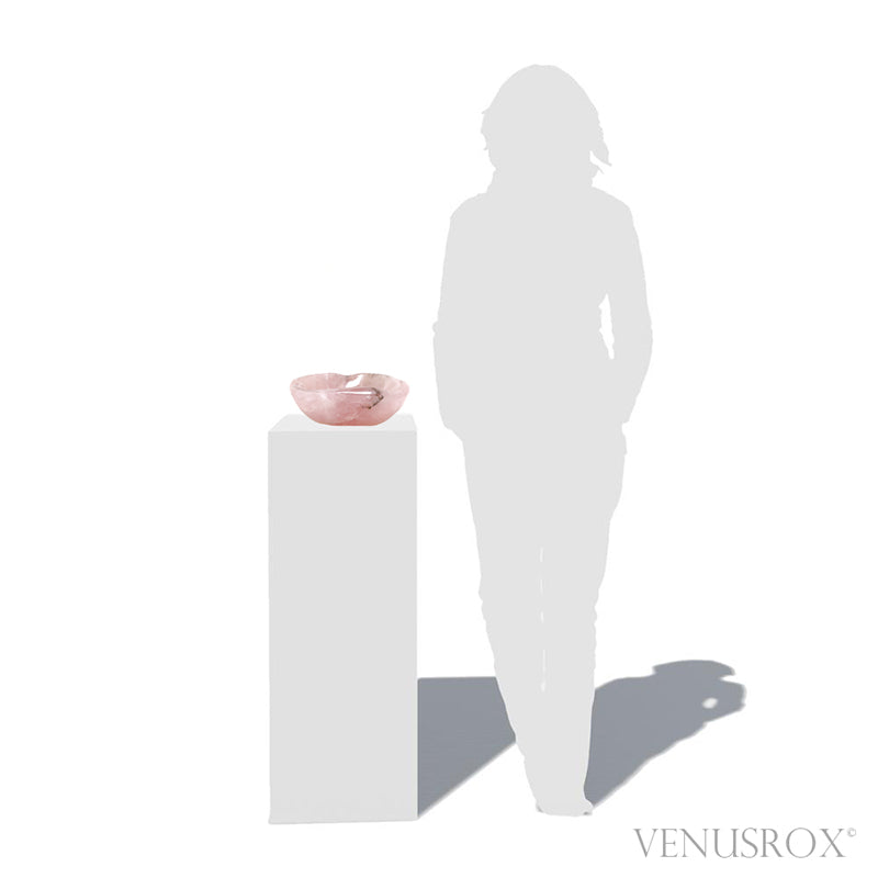 Rose Quartz Polished Bowl from Madagascar | Venusrox
