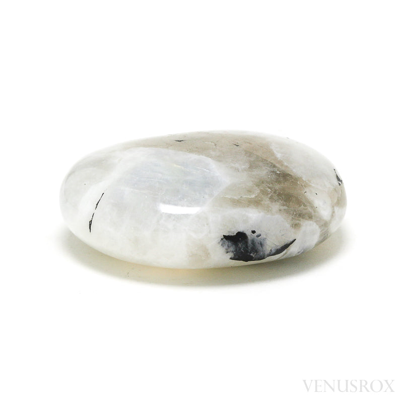 Rainbow Moonstone with Black Tourmaline Polished Crystal from India | Venusrox