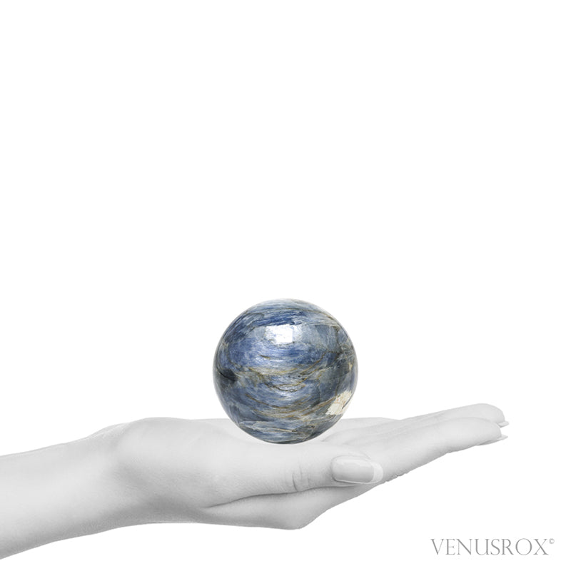 Blue Kyanite Polished Sphere from Brazil | Venusrox