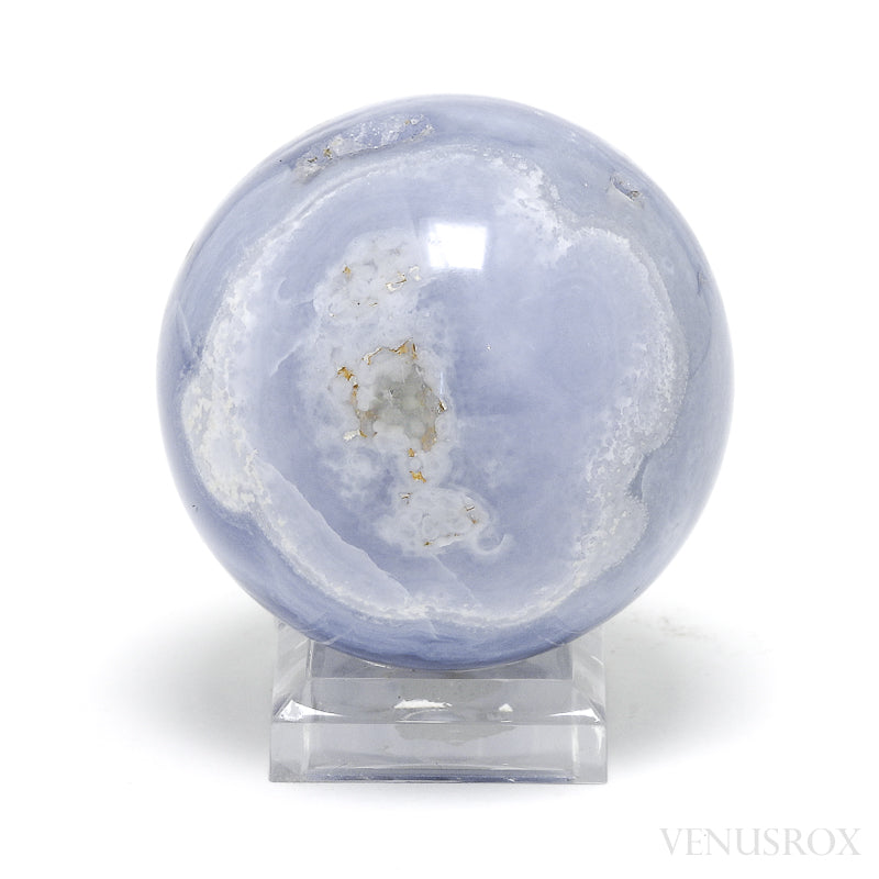 Blue Lace Agate Polished Sphere from Namibia | Venusrox
