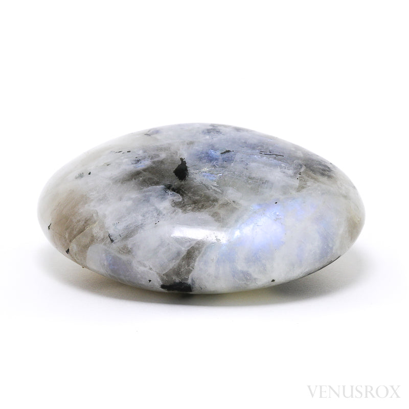 Rainbow Moonstone with Black Tourmaline Polished Crystal from India | Venusrox