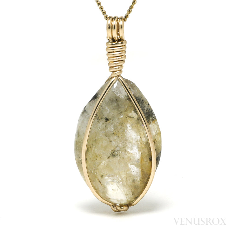Phenakite Polished Crystal Pendant from the Ural Mountains, Russia | Venusrox