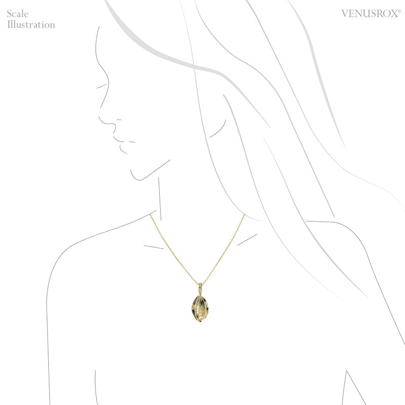 Phenakite Polished Crystal Pendant from the Ural Mountains, Russia | Venusrox