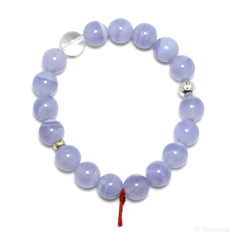 Blue Lace Agate Bracelet from Malawi | Venusrox