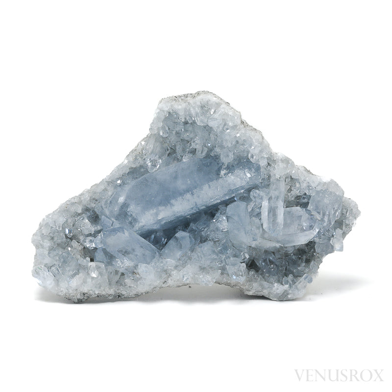 Blue Celestite Natural Cluster from Madagascar | Venusrox