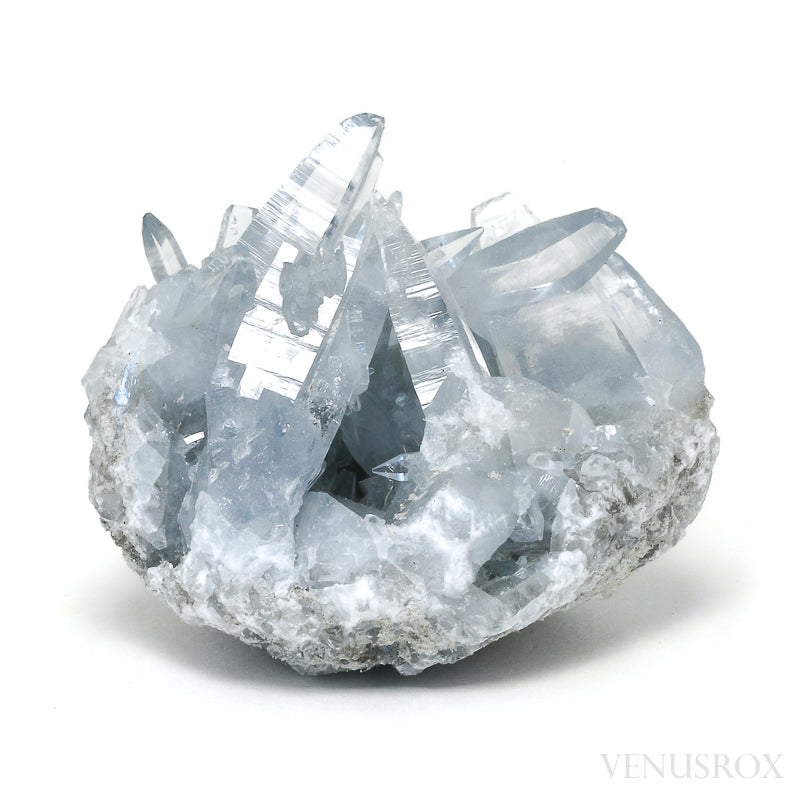 Blue Celestite Natural Cluster from Madagascar | Venusrox