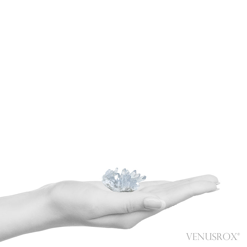 Blue Celestite Natural Cluster from Madagascar | Venusrox
