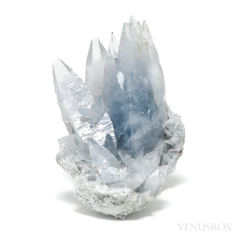 Blue Celestite Natural Cluster from Madagascar | Venusrox