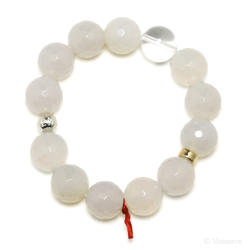 White Agate Bracelet from Brazil | Venusrox