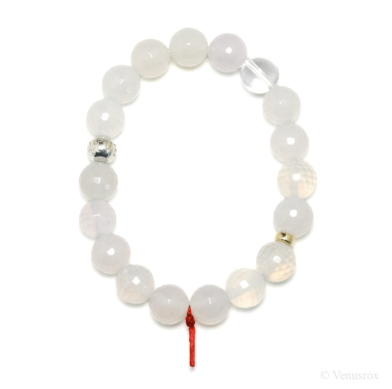 White Agate Bracelet from Brazil | Venusrox