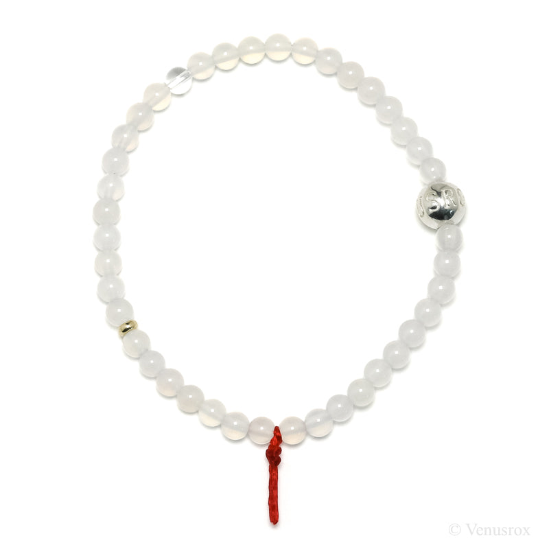 White Agate Bracelet from Brazil | Venusrox