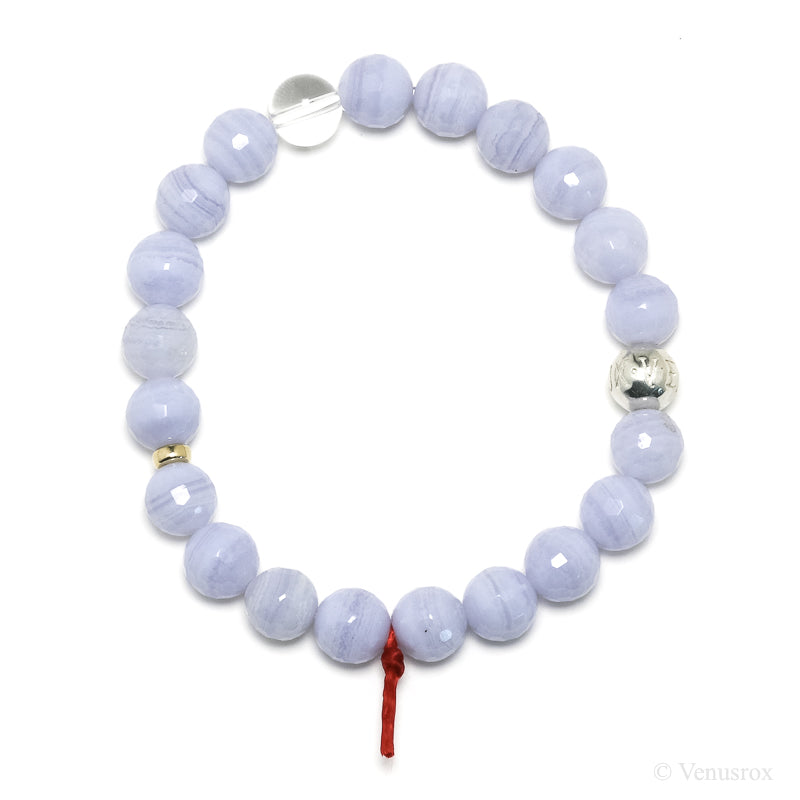 Blue Lace Agate Bracelet from Malawi | Venusrox