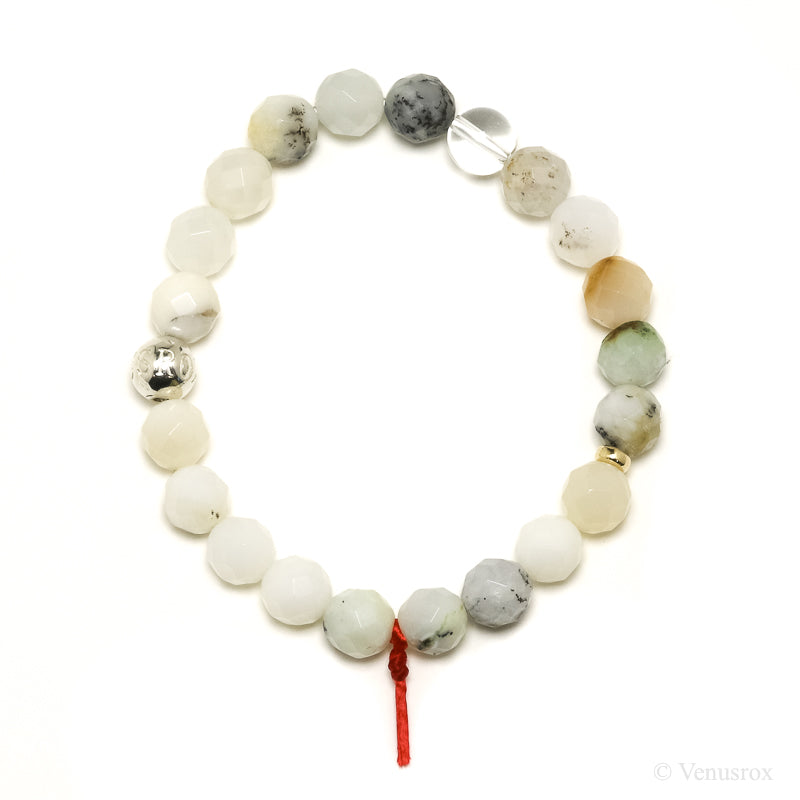 Dendritic Opal Bead Bracelet from Madagascar | Venusrox