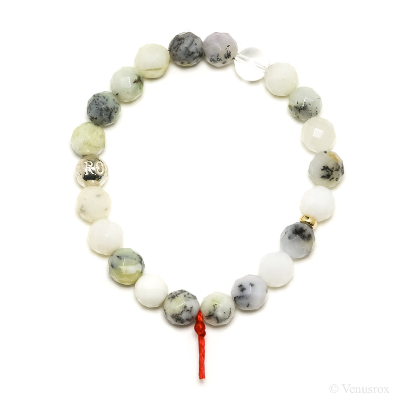 Dendritic Opal Bead Bracelet from Madagascar | Venusrox