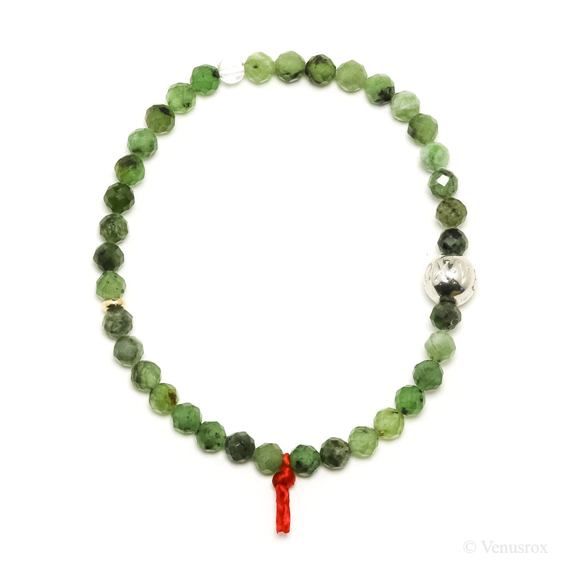 Green Nephrite Jade Bead Bracelet from Canada | Venusrox