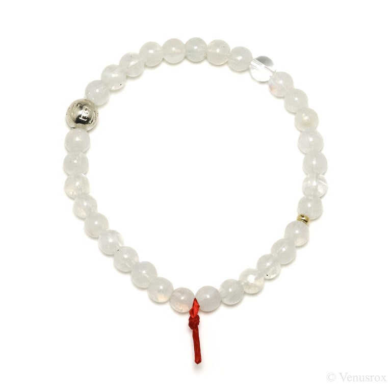 Rainbow Moonstone Bead Bracelet from India | Venusrox