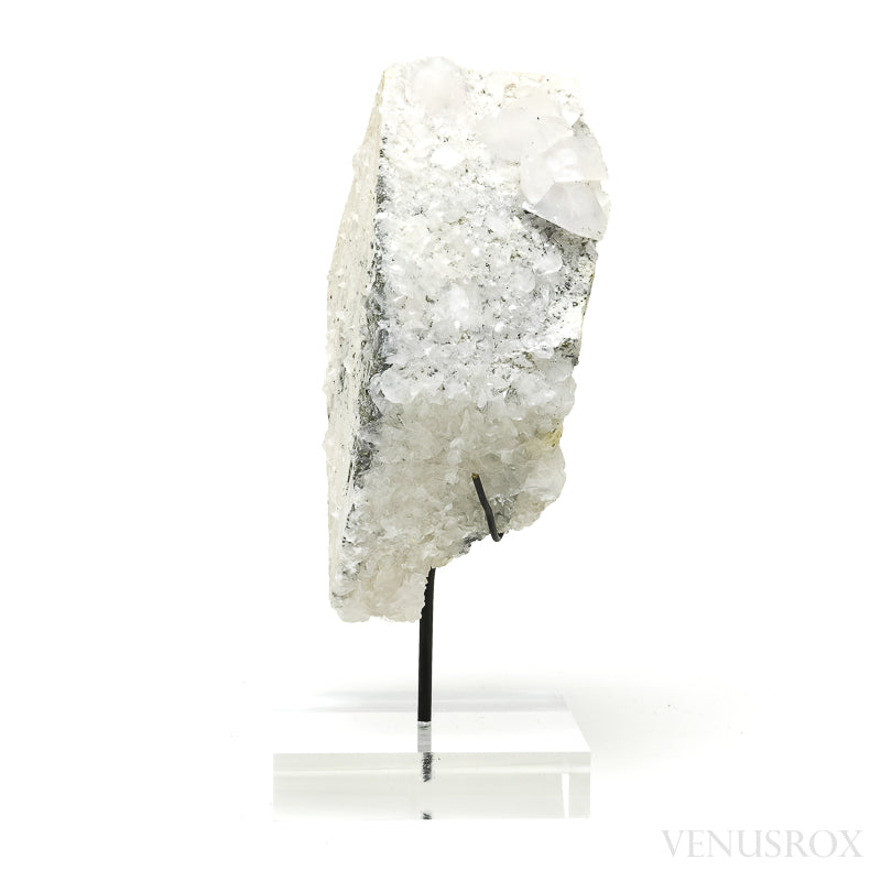 Dolomite with Pyrite & Calcite Natural Cluster from the Trepča Mining Complex, Trepča Valley, Kosovska Mitrovica, Kosovska Mitrovica District, Kosovo mounted on a bespoke stand | Venusrox