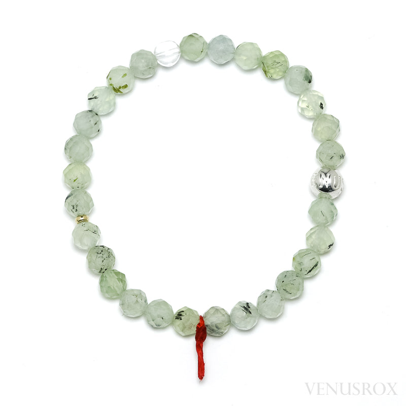 Prehnite with Epidote Bracelet from Mali | Venusrox