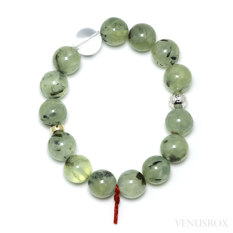 Prehnite with Epidote Bracelet from Mali | Venusrox