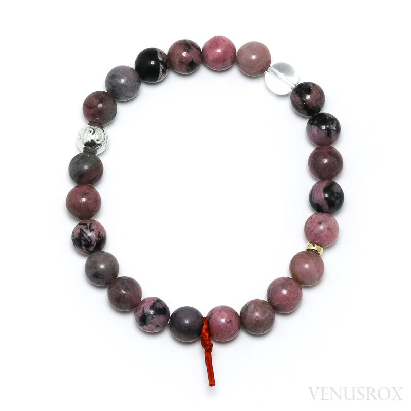 Rhodonite Bead Bracelet from Madagascar | Venusrox