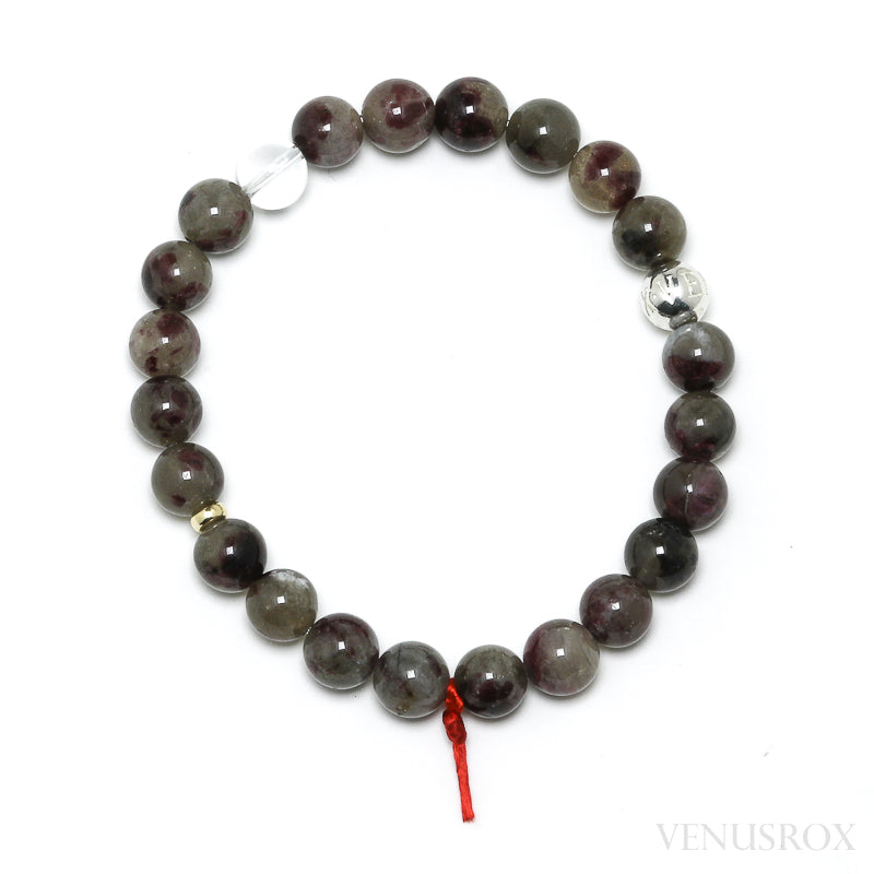 Pink Tourmaline with Feldspar Bracelet from Brazil | Venusrox